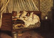 Frederic Bazille The Improvised Field-Hospital France oil painting artist